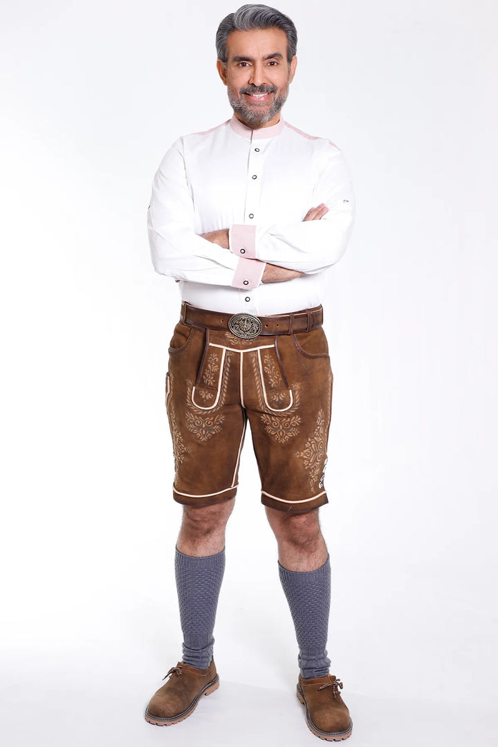 Comfortable Mens Classic German Lederhosen
