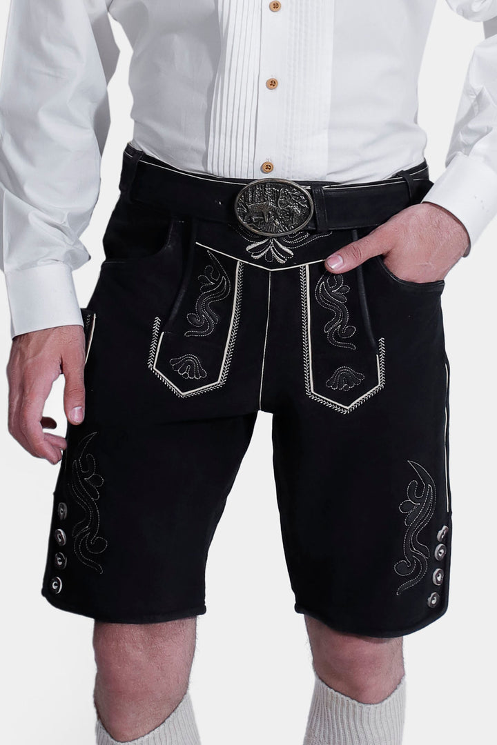 Christoph Waltz Black Lederhosen