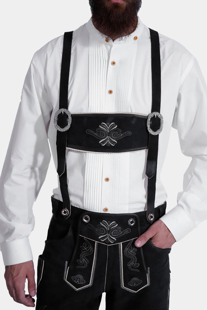 Christoph Waltz Black Lederhosen