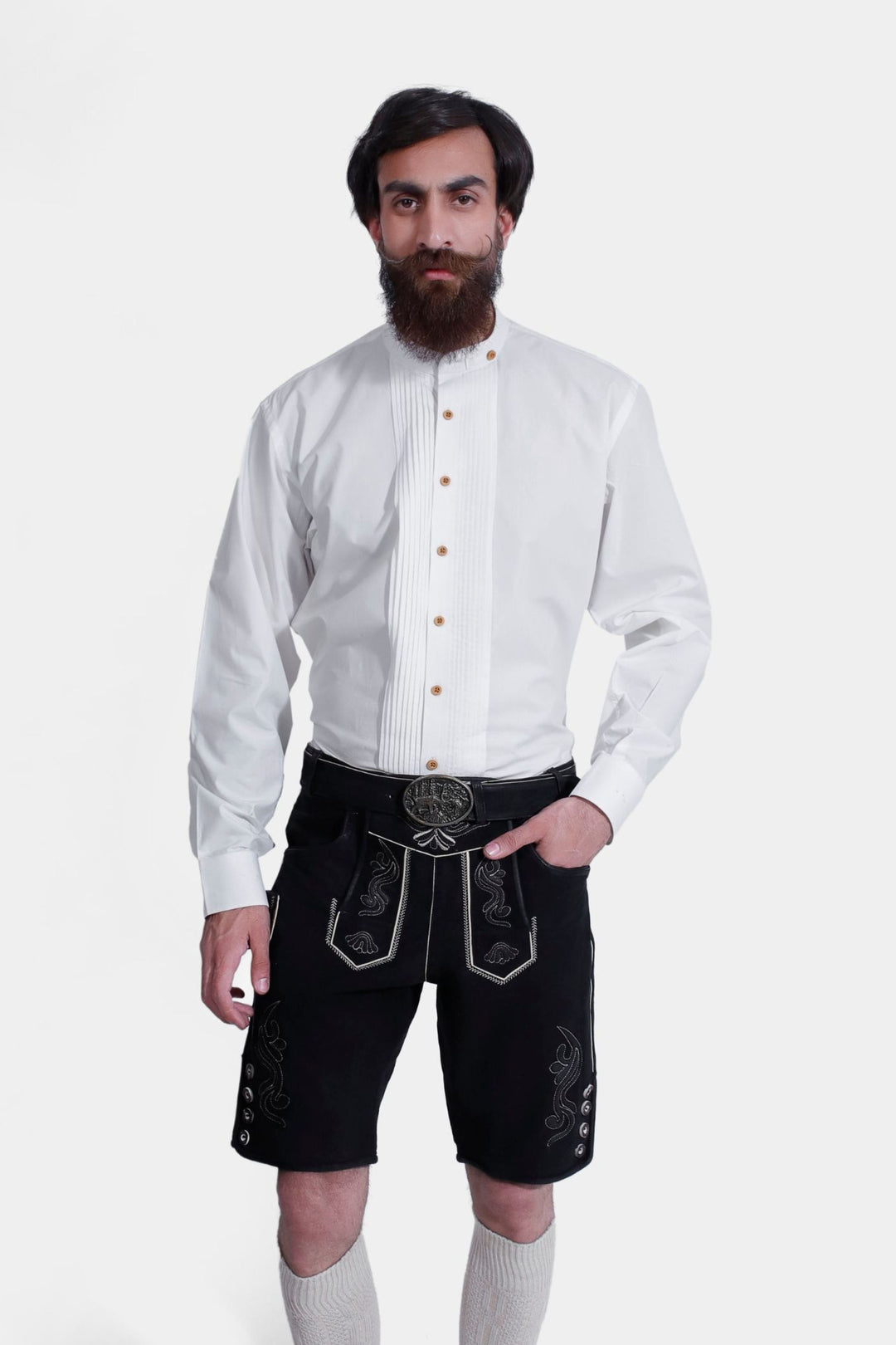 Christoph Waltz Black Lederhosen