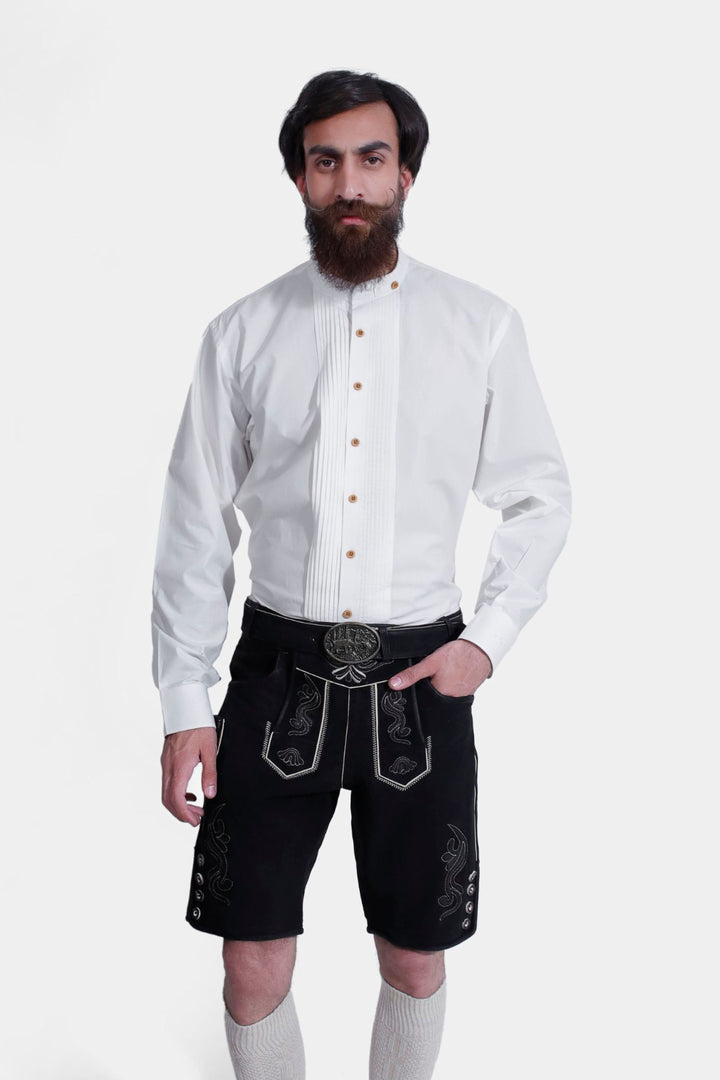 Christoph Waltz Black Lederhosen