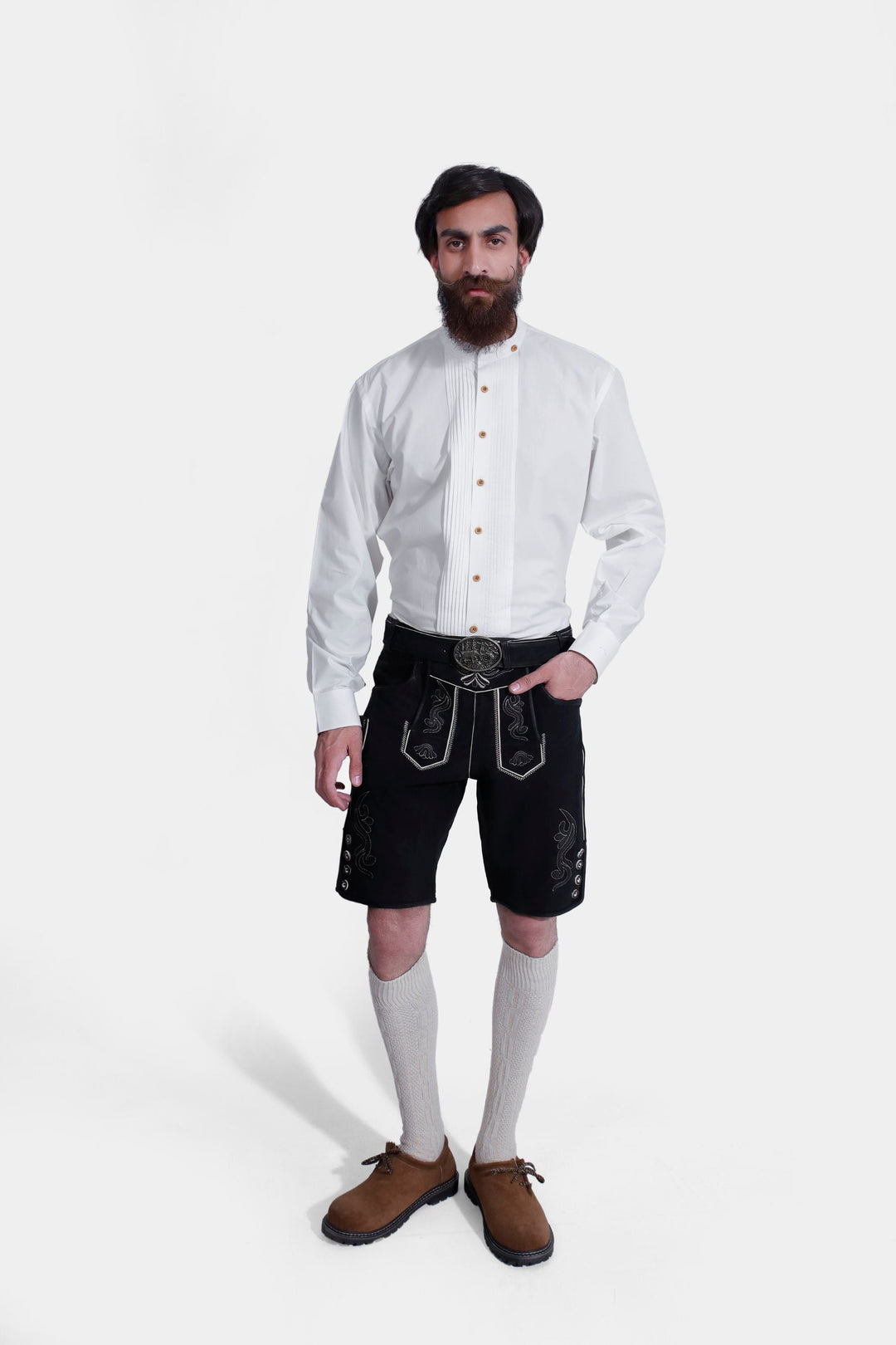 Christoph Waltz Black Lederhosen