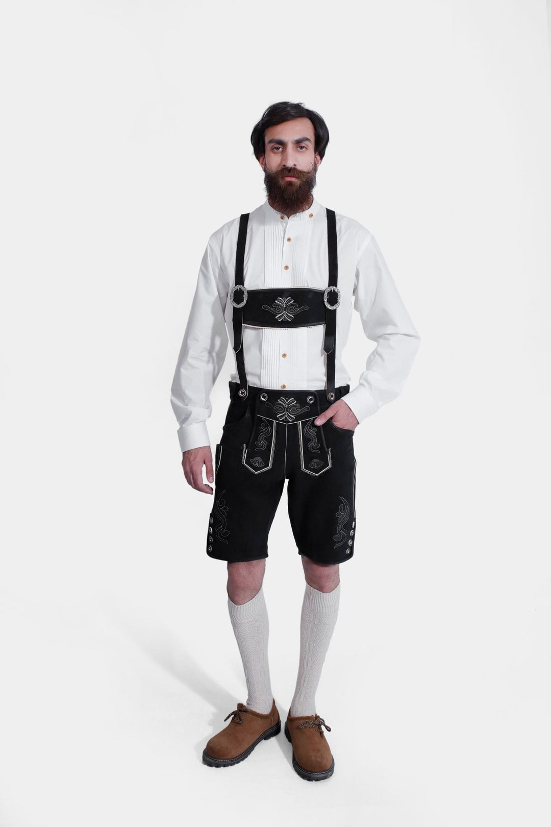 Christoph Waltz Black Suspender