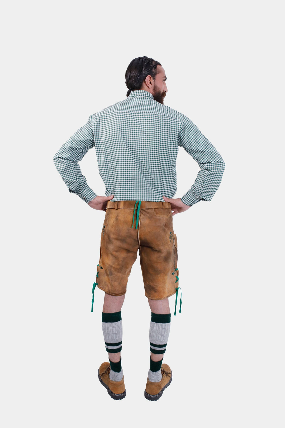Brown Edelweiss Lederhosen
