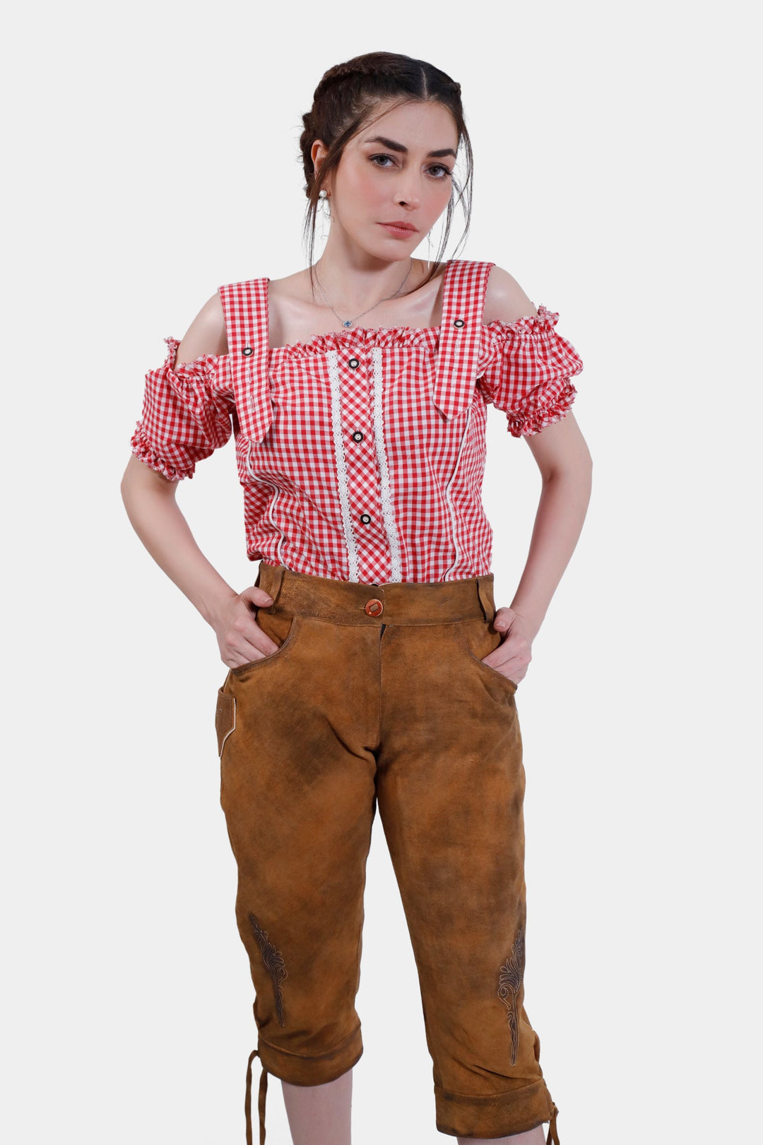 Claudia Schiffer Lederhosen