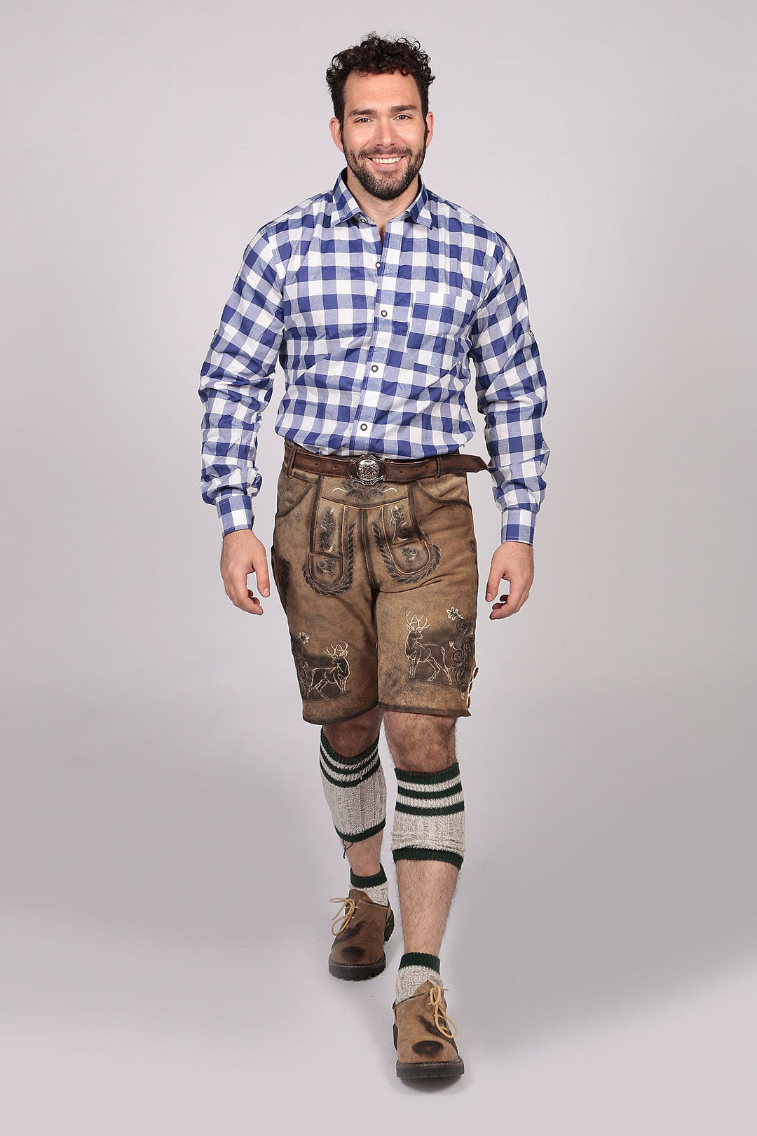 Shirt diamond Checkered Admiral Blue
